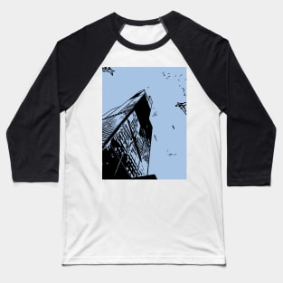 Pop-Art Style Architecture Baseball T-Shirt